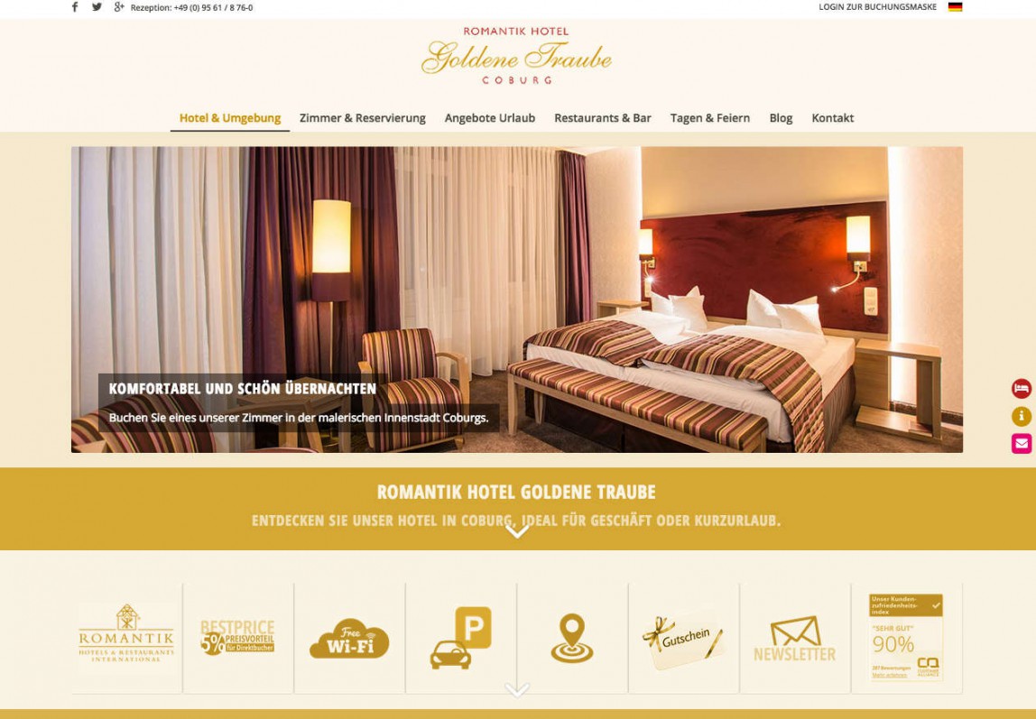 Relaunch Hotel Website