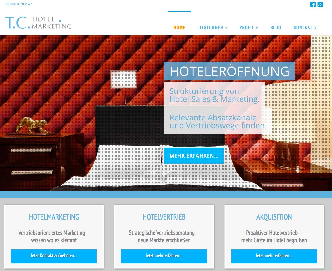TC-Hotelmarketing Website Relaunch